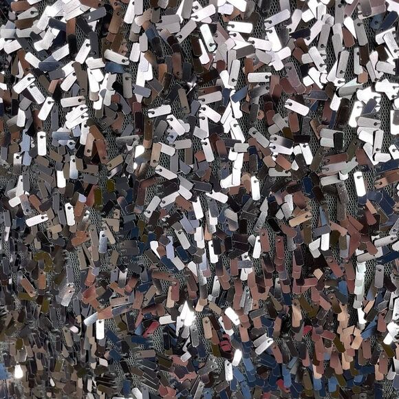 Express Black Stretch Sequined Mini Skirt - Picture 9 of 14